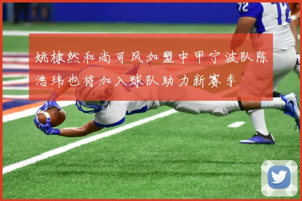 姚棣然和尚可风加盟中甲宁波队陈浩玮也将加入球队助力新赛季